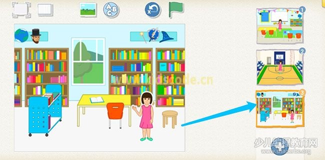 scratchjr圖文教程：第三章我的故事【第二節】